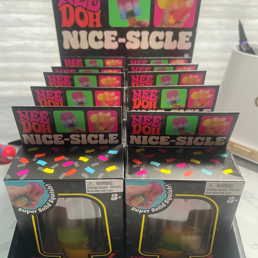 Nice-Sicle Kids Toy – Multicolor Squishy Sensory Squeeze